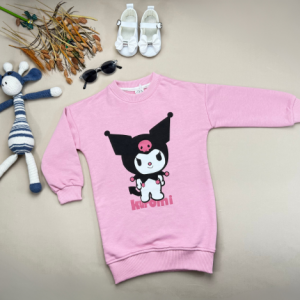 KUROMİ PEMBE ELBİSE                                             