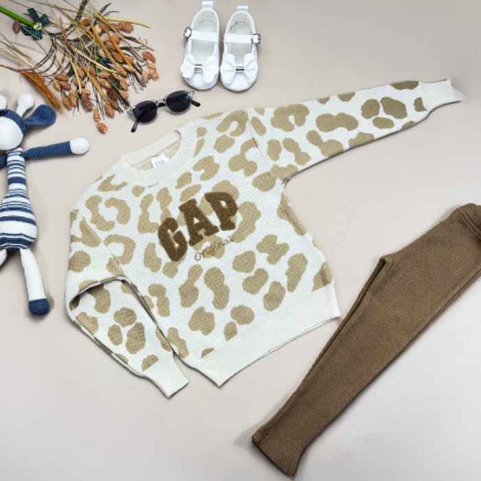 GAP LEOPAR TAYITLI KAHVE RENKLİ TAKIMIMI