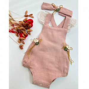 PUDRA RENGİ SIRTI DANTELİ SLOPET 