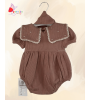 Kız Bebek Tulum Seti – Fiyonklu & Çoraplı Şık Tasarım