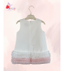 PUDRA FIRFIRLI TÜL KIZ BEBEK ELBİSESİ TAKIMI